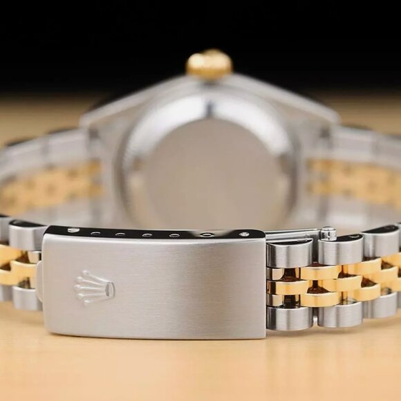 ROLEX 18KT LADIES DATEJUST FACTORY DIAMOND DIAL 18K WATCH - Picture 5 of 7